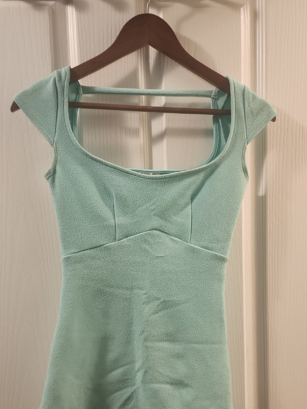 Guess Mint Green Textured Top XS